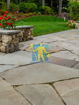 bluestone dining patio outdoor irregular sealing