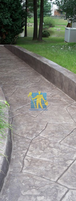 bluestone external tiles walkway grey irregular sealing