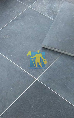 bluestone stone floor tile sample white grout sealing