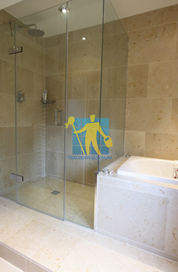 limestone floor tile siena honed shower sealed sealing