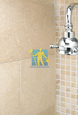 limestone tile shower thala cream Sydney cleaning