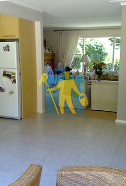porcelain tiles floor inside furnished home after cleaning cbd