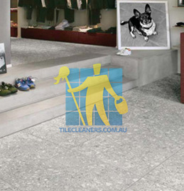 terrazzo tiles indoors grey contemporary furnished